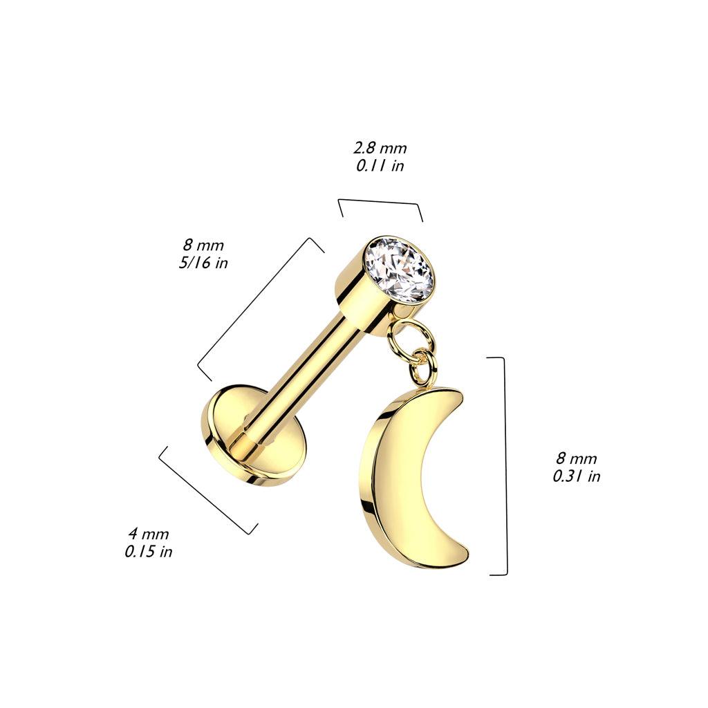 Titaani rustokoru/traguskoru, Push In Dangly Moon in Black