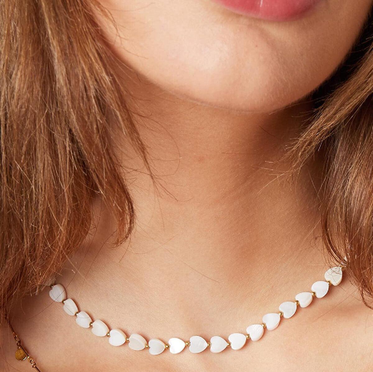 FRENCH RIVIERA | Summer Love -kirurginteräskaulakoru sydämin