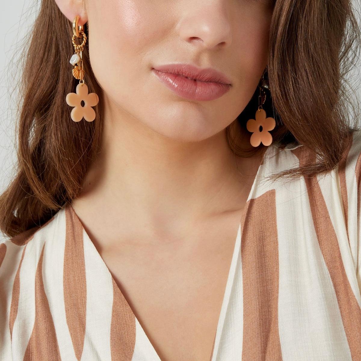 FRENCH RIVIERA | Poppy -modernit kirurginteräsrenkaat (turkoosi)