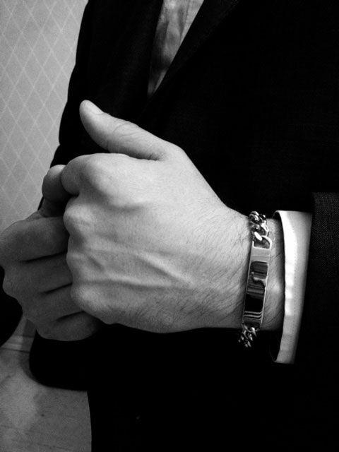 Bracelet, Stainless Steel Basic