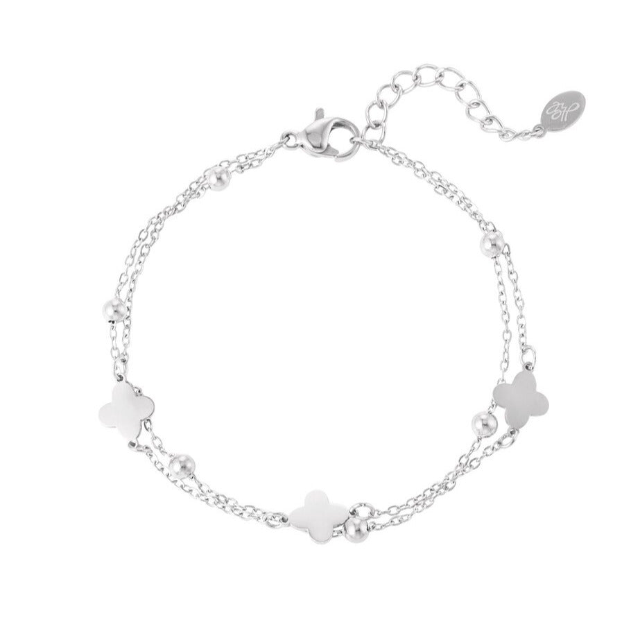 French Riviera | Clémence – onnenapila kirurginteräsrannekoru (hopea)