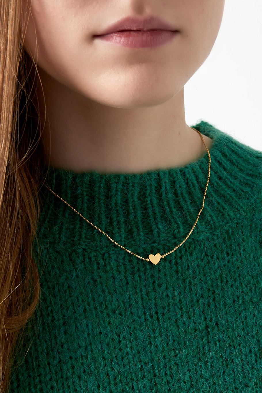 French Riviera | You Are Mine – sydänriipuskaulakoru kirurginteräksestä (kulta)