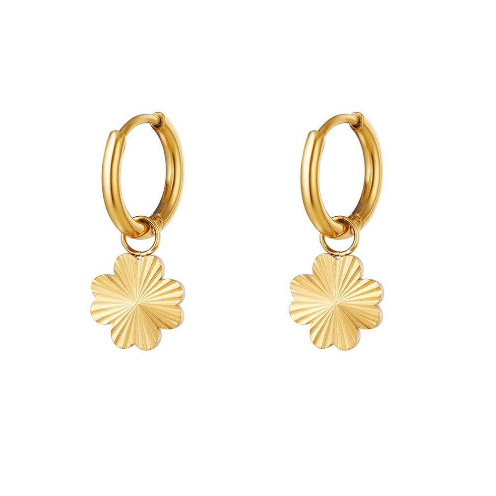 FRENCH RIVIERA | Sunny Clover – onnenapilakorvakorut (kulta)