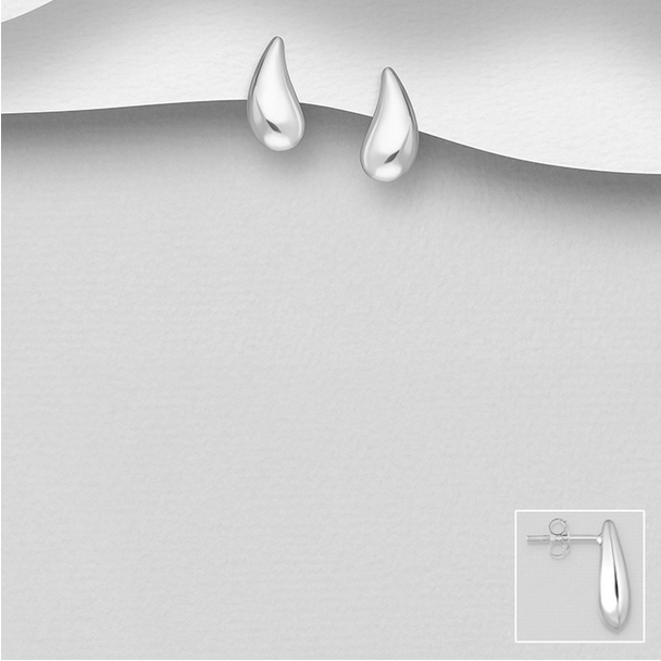 Premium Collection Belina -hopeakorvakorut, moderni pisaramuoto