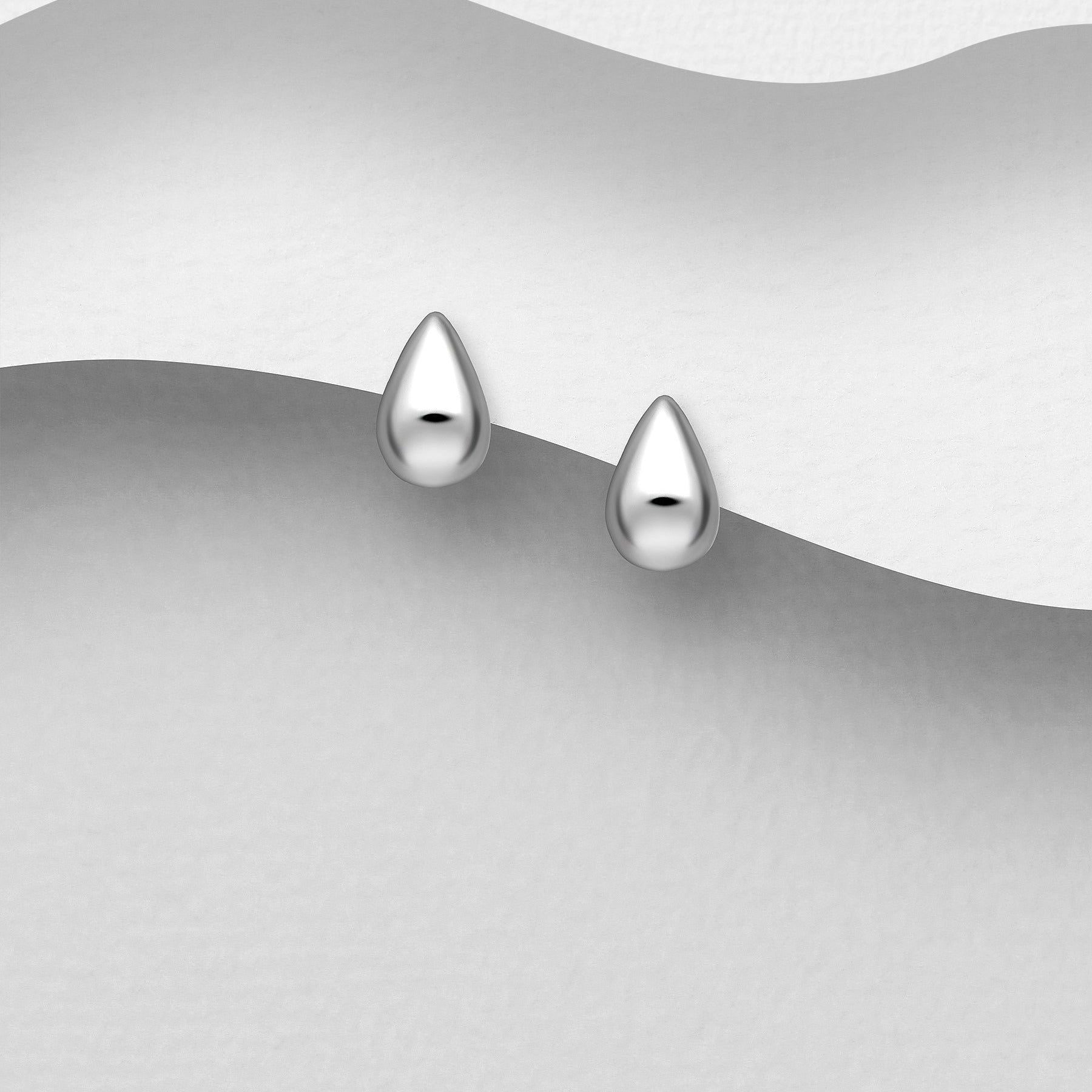 Premium Collection Celina -pienet hopeapisarakorvakorut, minimalistinen design