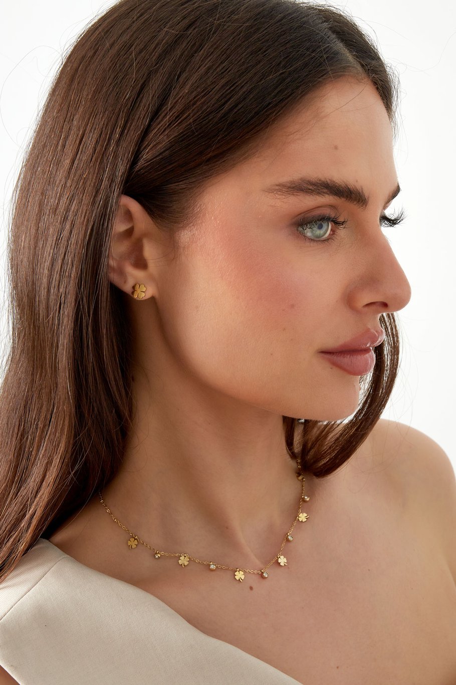 French Riviera | Lucky Glow – onnenapila kaulakoru kirurginteräksestä (kulta)