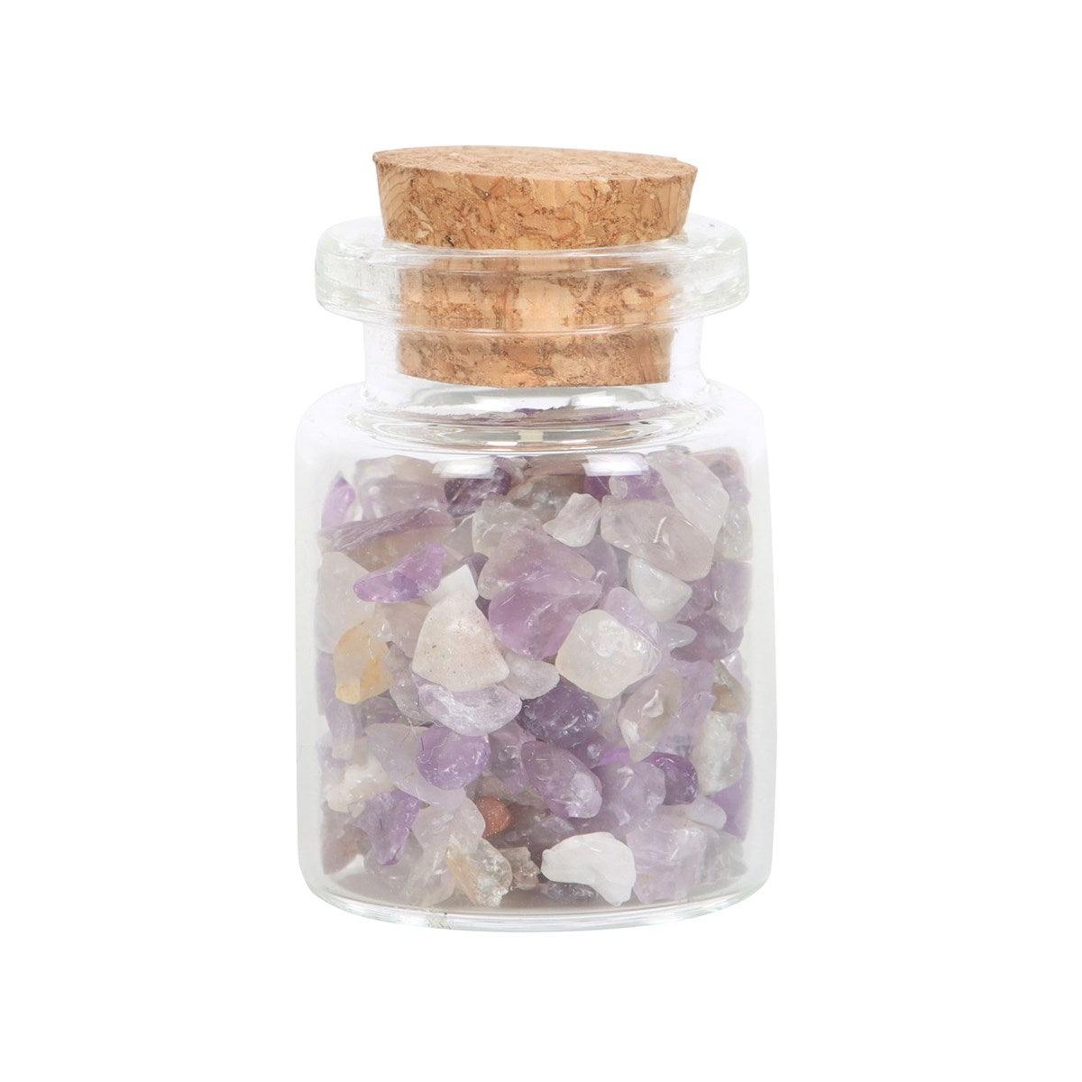 Jar of Calm, Amethyst -ametisti onnenkivipullo "rauha"