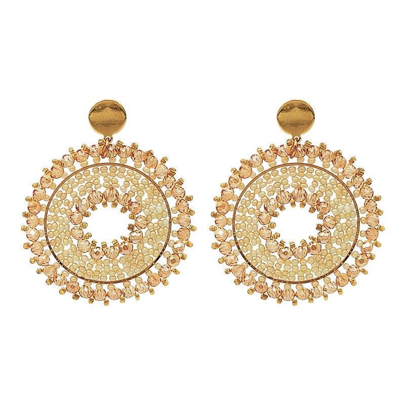 FRENCH RIVIERA | Vacay -beigensävyiset kirurginteräskorvakorut