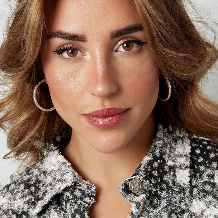 FRENCH RIVIERA | May -kuvioidut hopeanväriset kirurginteräsrenkaat