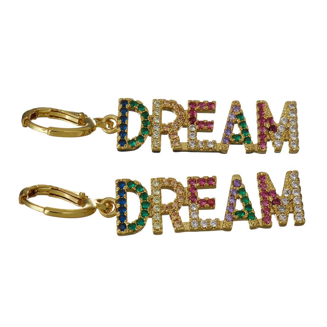 FRENCH RIVIERA | Dream -värikkäät tekstikorvakorut