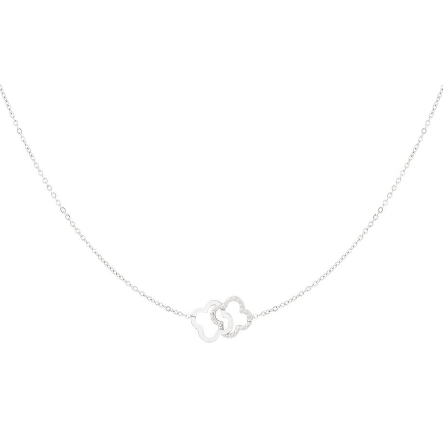 French Riviera | Linked Luck – onnenapila kirurginteräskaulakoru (hopea)