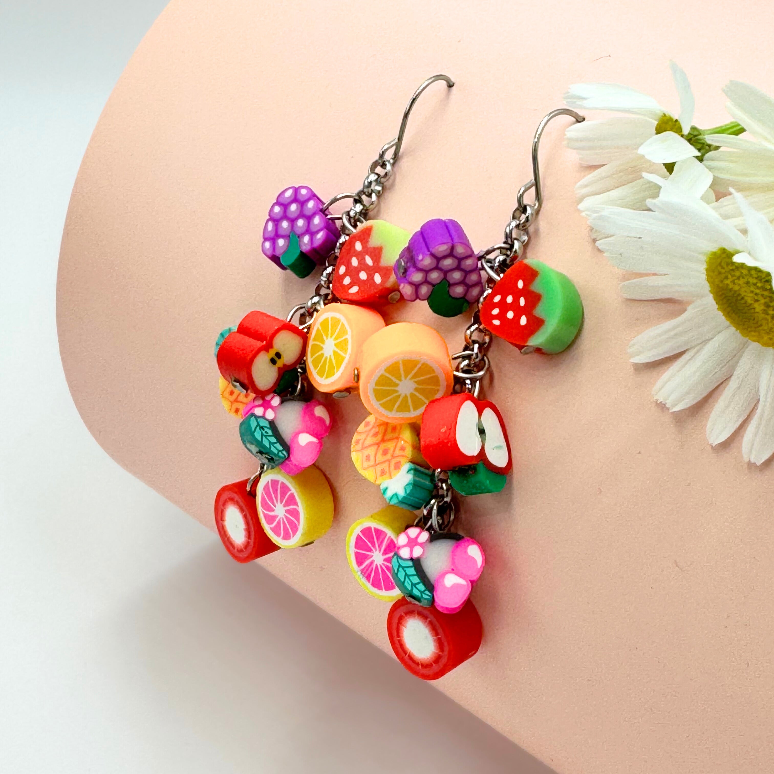 Korvakorut, Fruit Fiesta – värikkäät hedelmäkorvakorut