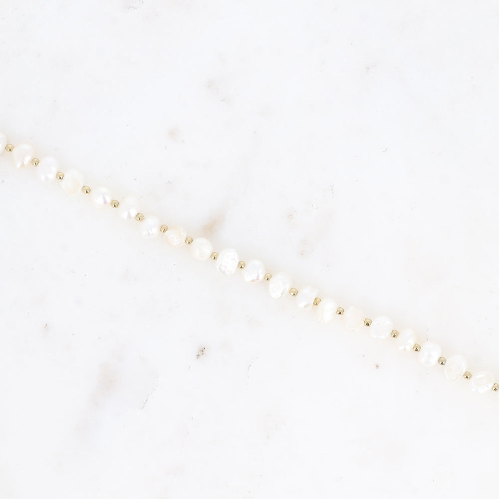 BOHM PARIS | Bracelet Nejma – makeanvedenhelmi rannekoru (kulta)