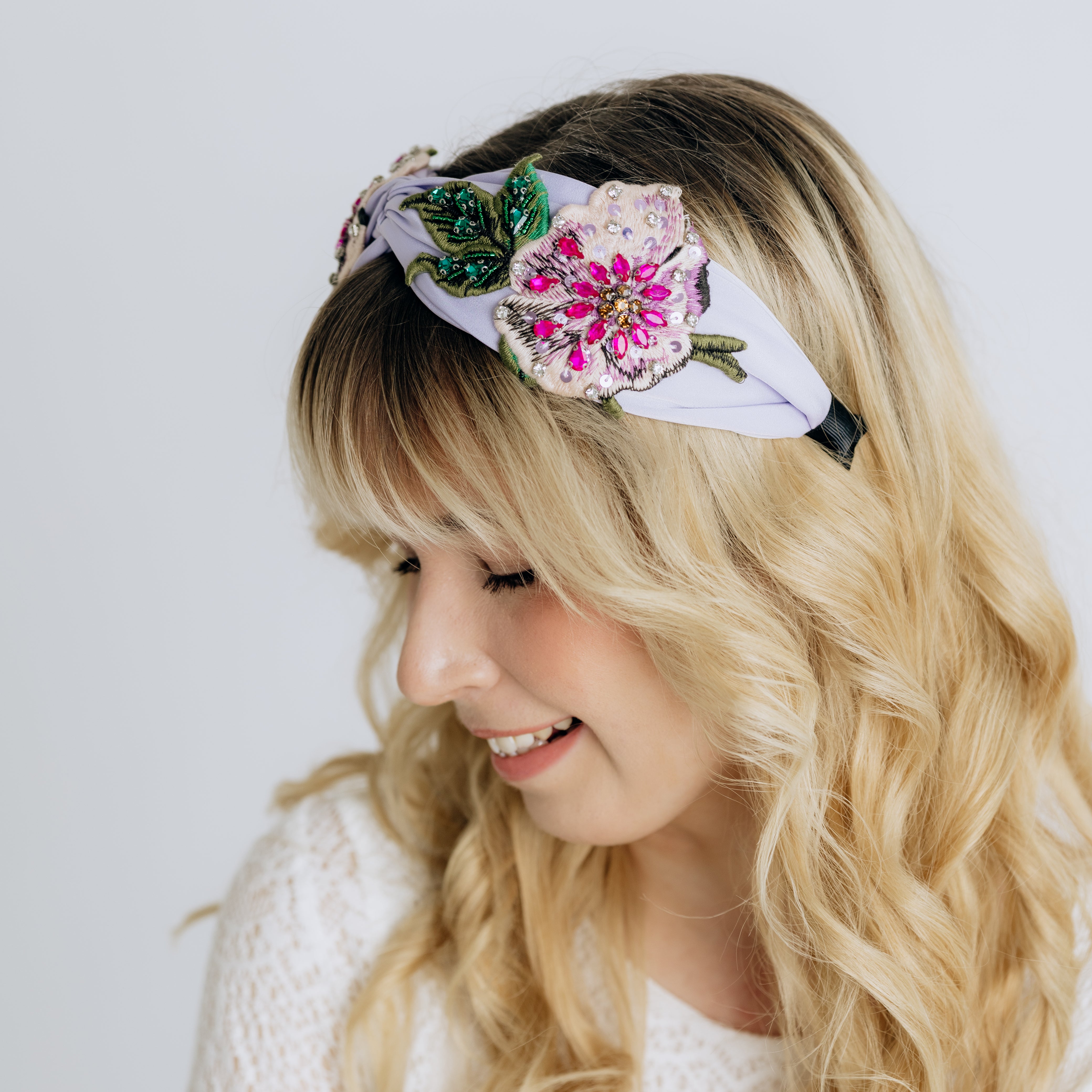 Flower crown | SUGAR SUGAR, Vintage Roses -multicolored flower headband