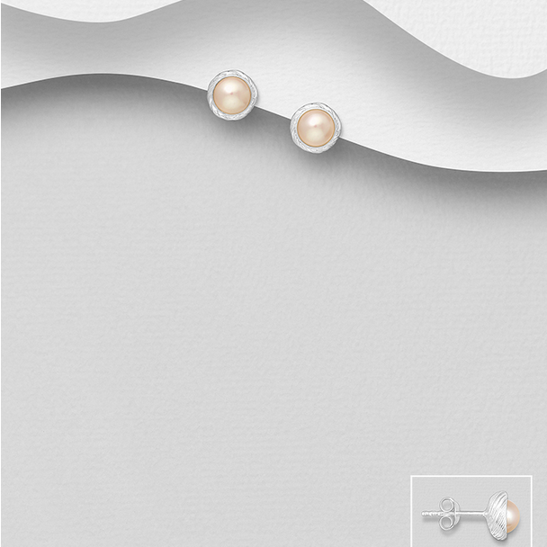 Elegantit Aina-helmikorvakorut, nikkelivapaa Sterling-hopea