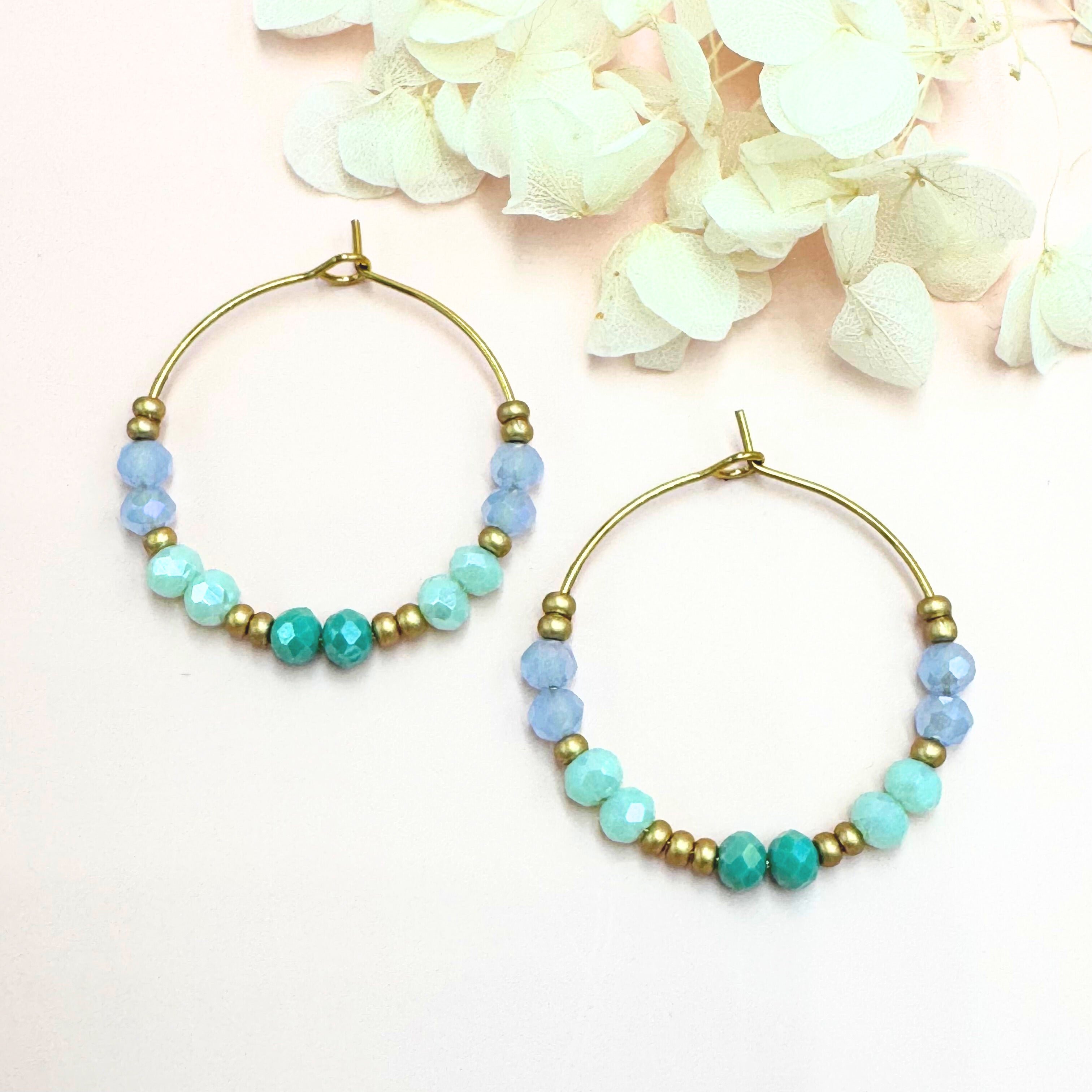 Earrings, FRENCH RIVIERA | Jolie pearl earrings (white, silver)