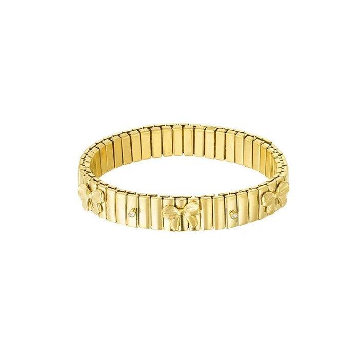 FRENCH RIVIERA | Linnea surgical steel elastic bracelet with bows
