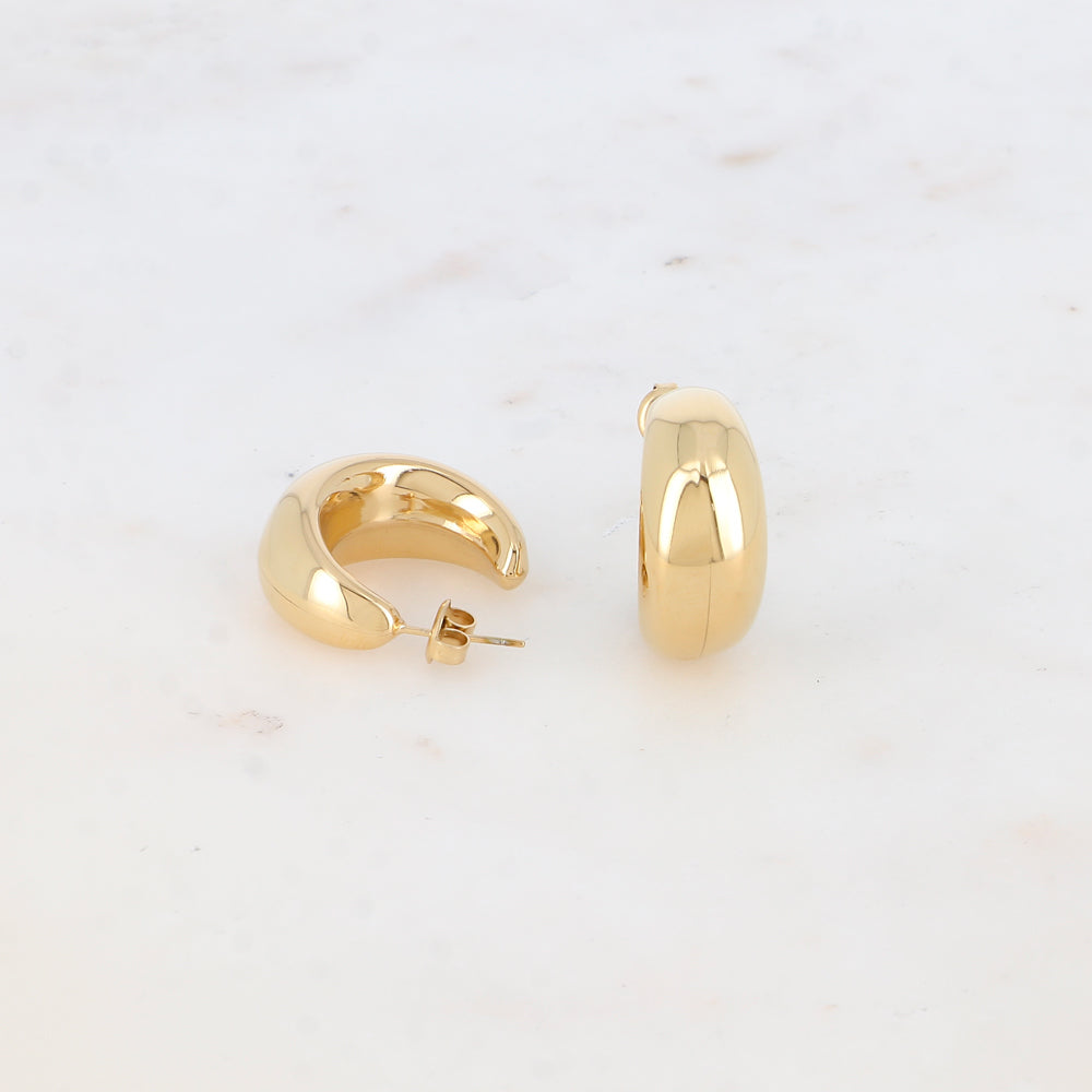 BOHM PARIS Nalaya korvakorut kultaisena kiiltävällä pinnalla