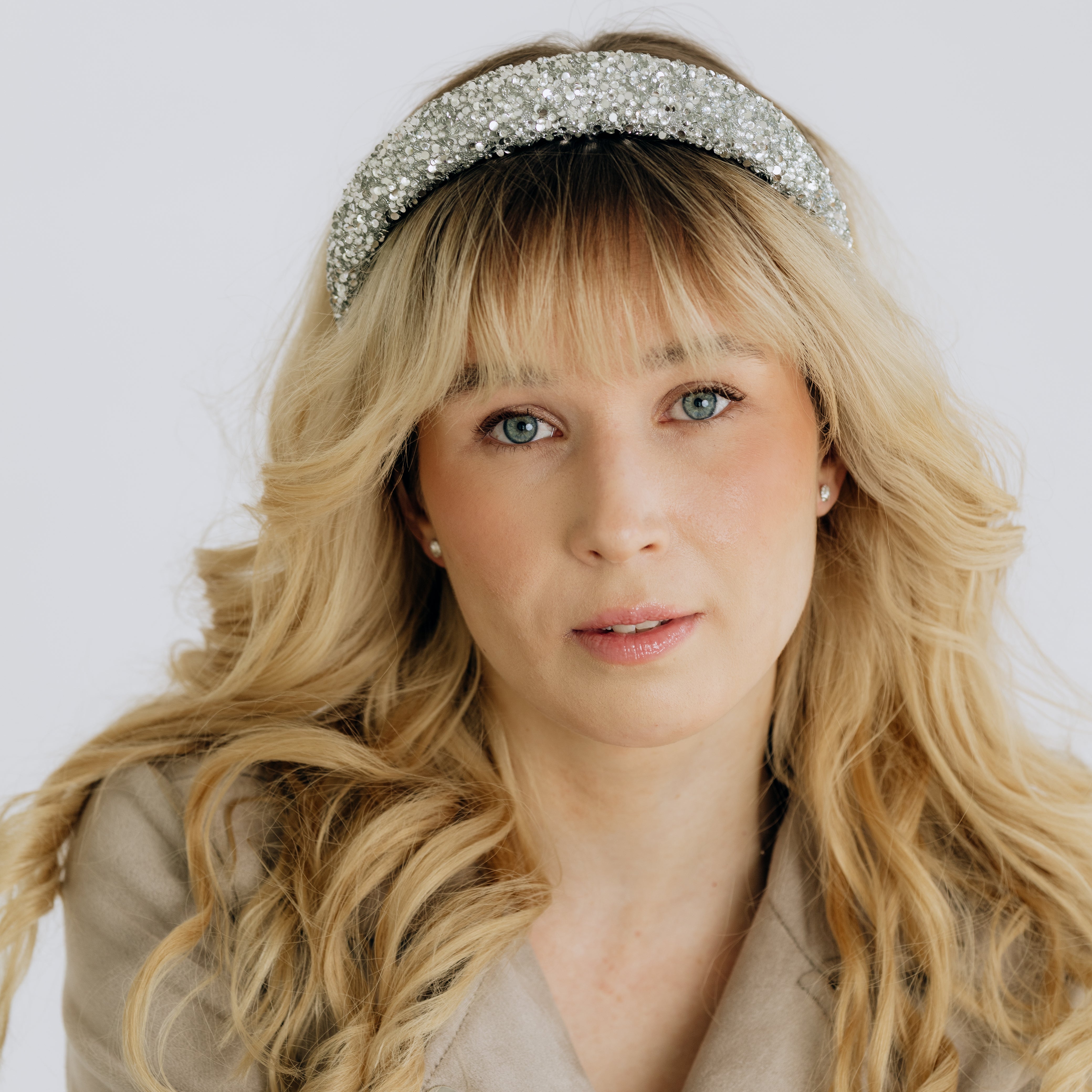 SUGAR SUGAR®, Rylee Hairband - sparkly silver headband