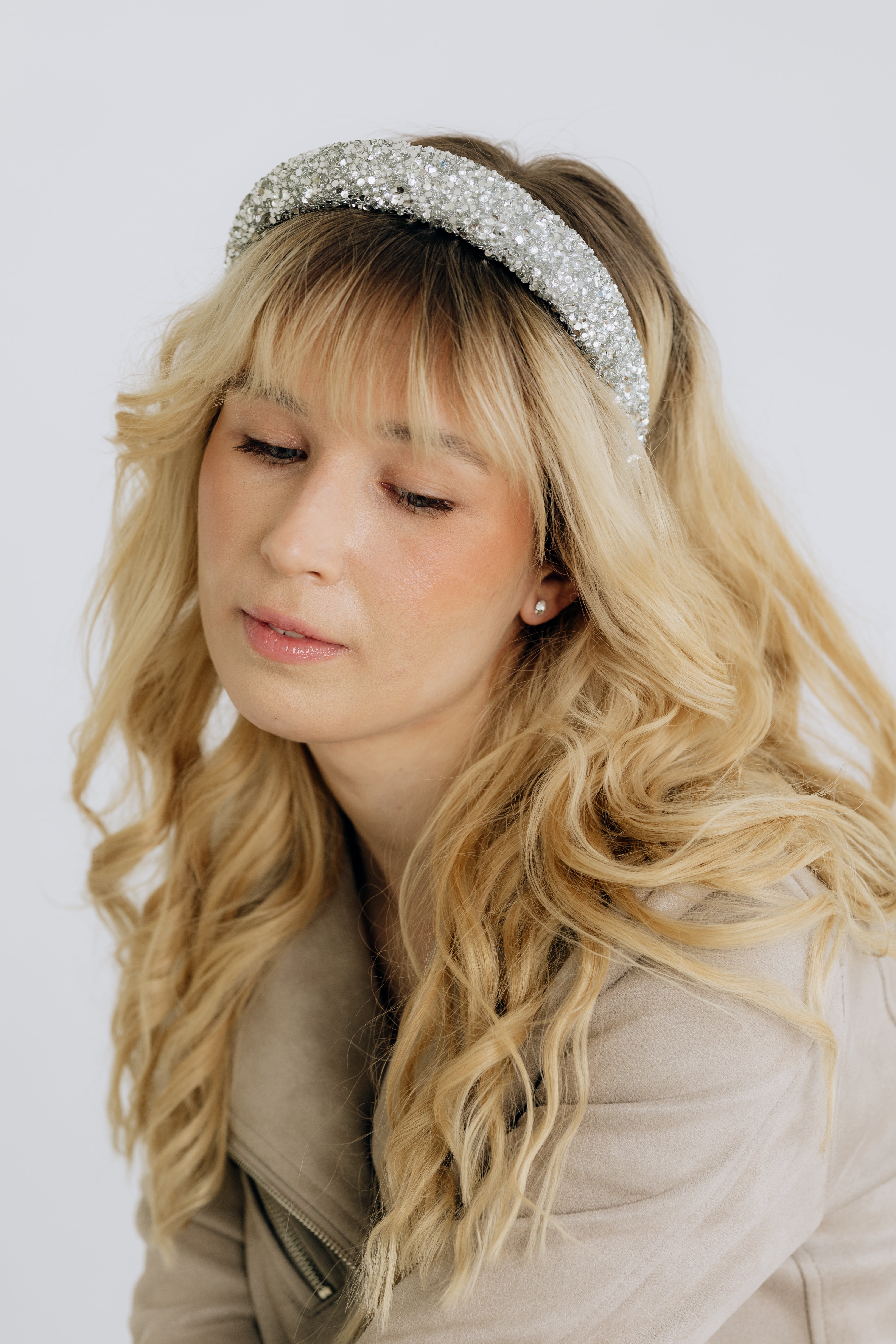 SUGAR SUGAR®, Rylee Hairband - sparkly silver headband