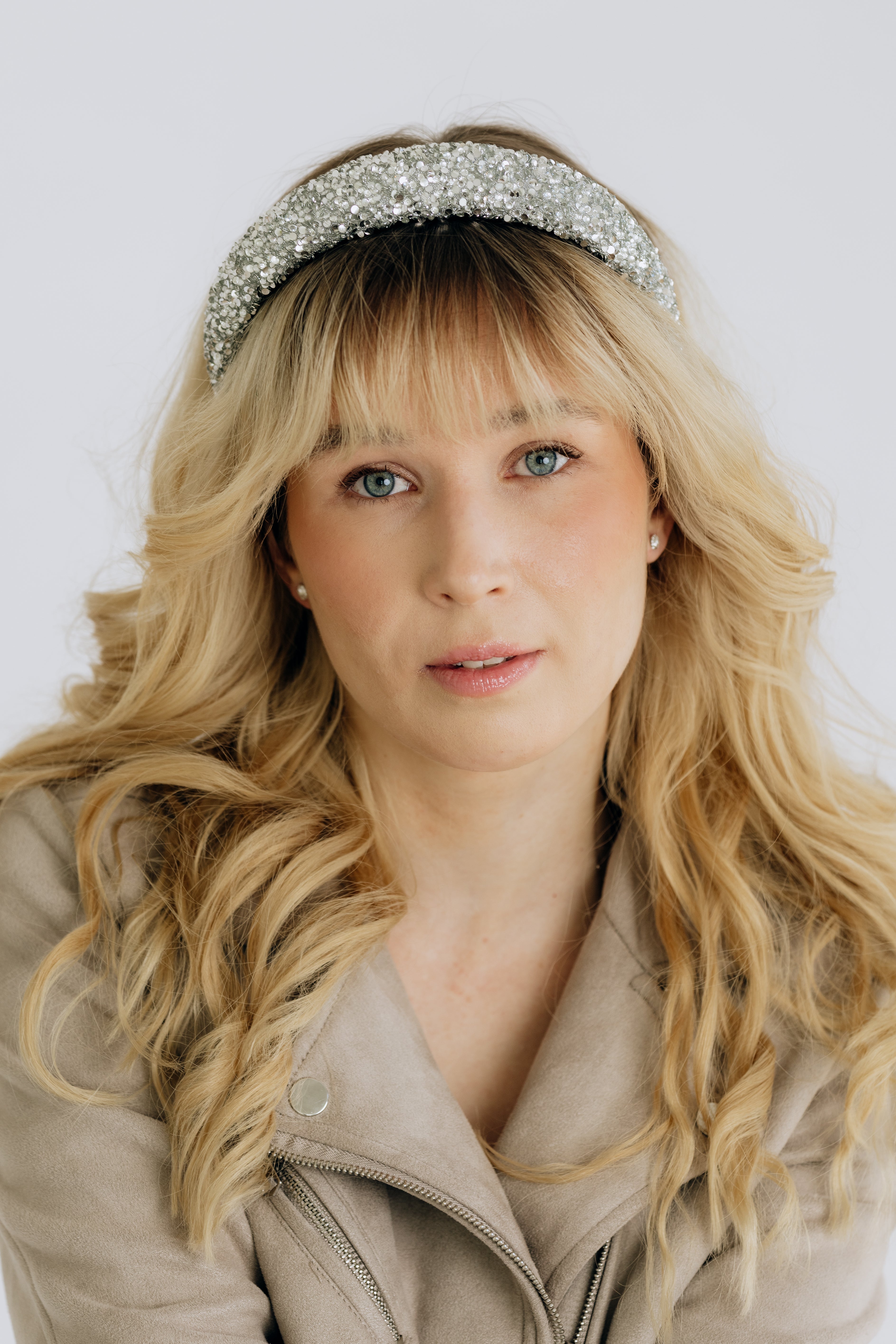 SUGAR SUGAR®, Rylee Hairband - sparkly silver headband