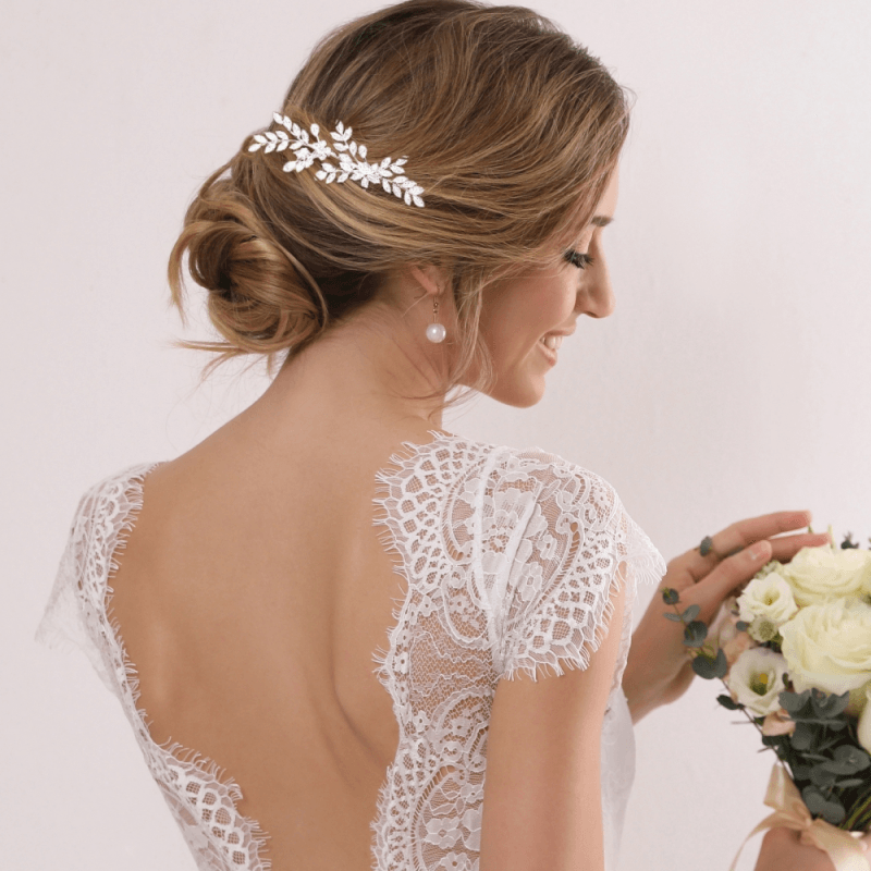 ATHENA BRIDAL | Maëlle -kristallihiuskoriste (kulta)