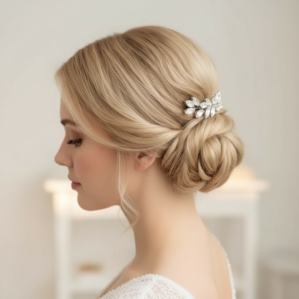 ROMANCE | Natalie -hopeansävyinen muotoiltava hiuskoriste