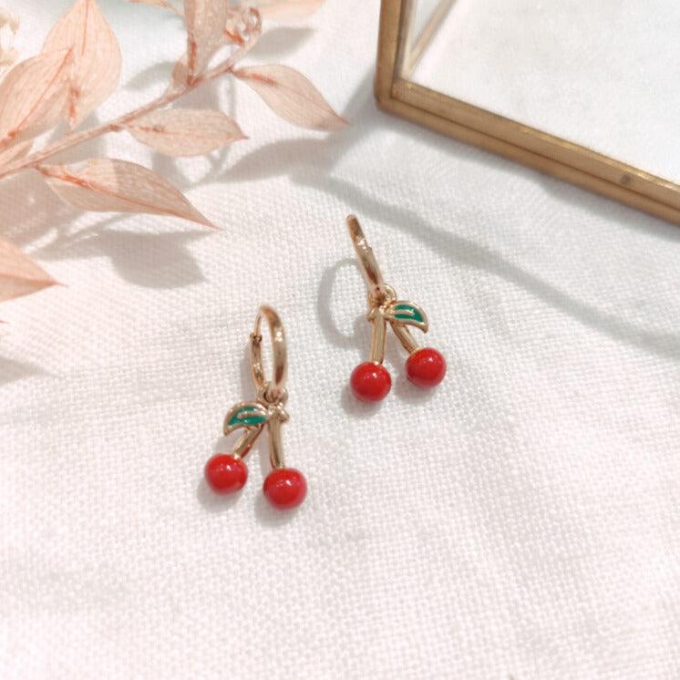 FRENCH RIVIERA | Amélie surgical steel cherry rings