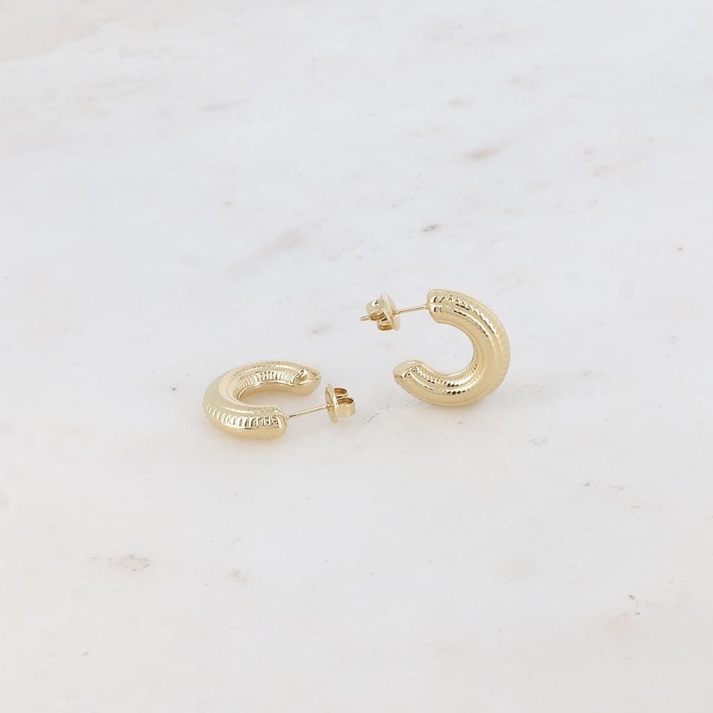 BOHM PARIS | Créoles Clementina -kirurginteräksiset renkaat