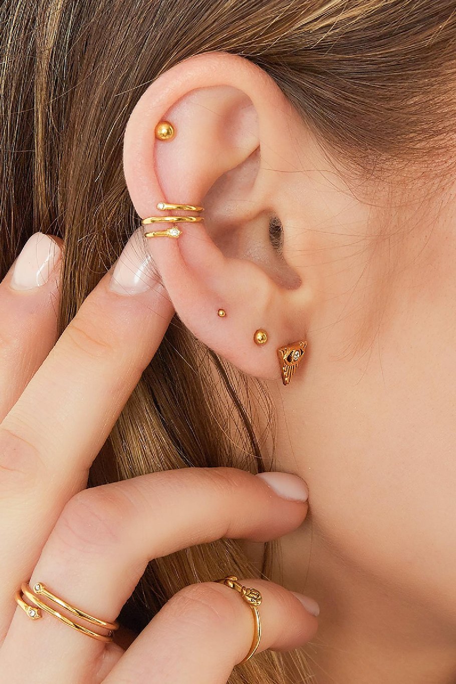 FRENCH RIVIERA | Minimal Glow -kullanvärinen ear cuff