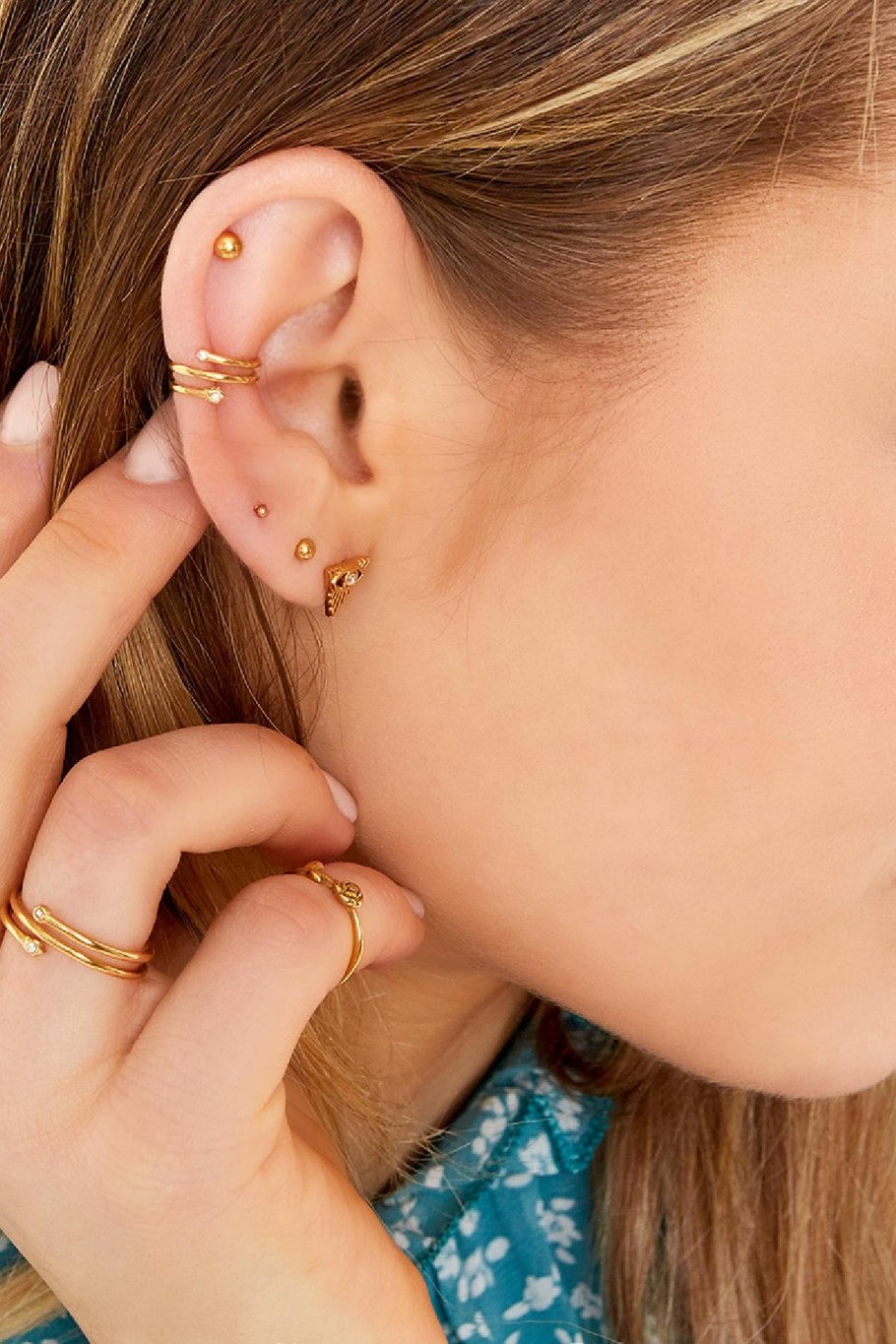 FRENCH RIVIERA | Minimal Glow -kullanvärinen ear cuff