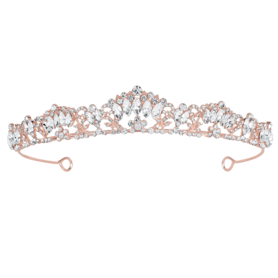 ATHENA BRIDAL, Abigail -ruusukultainen tiara