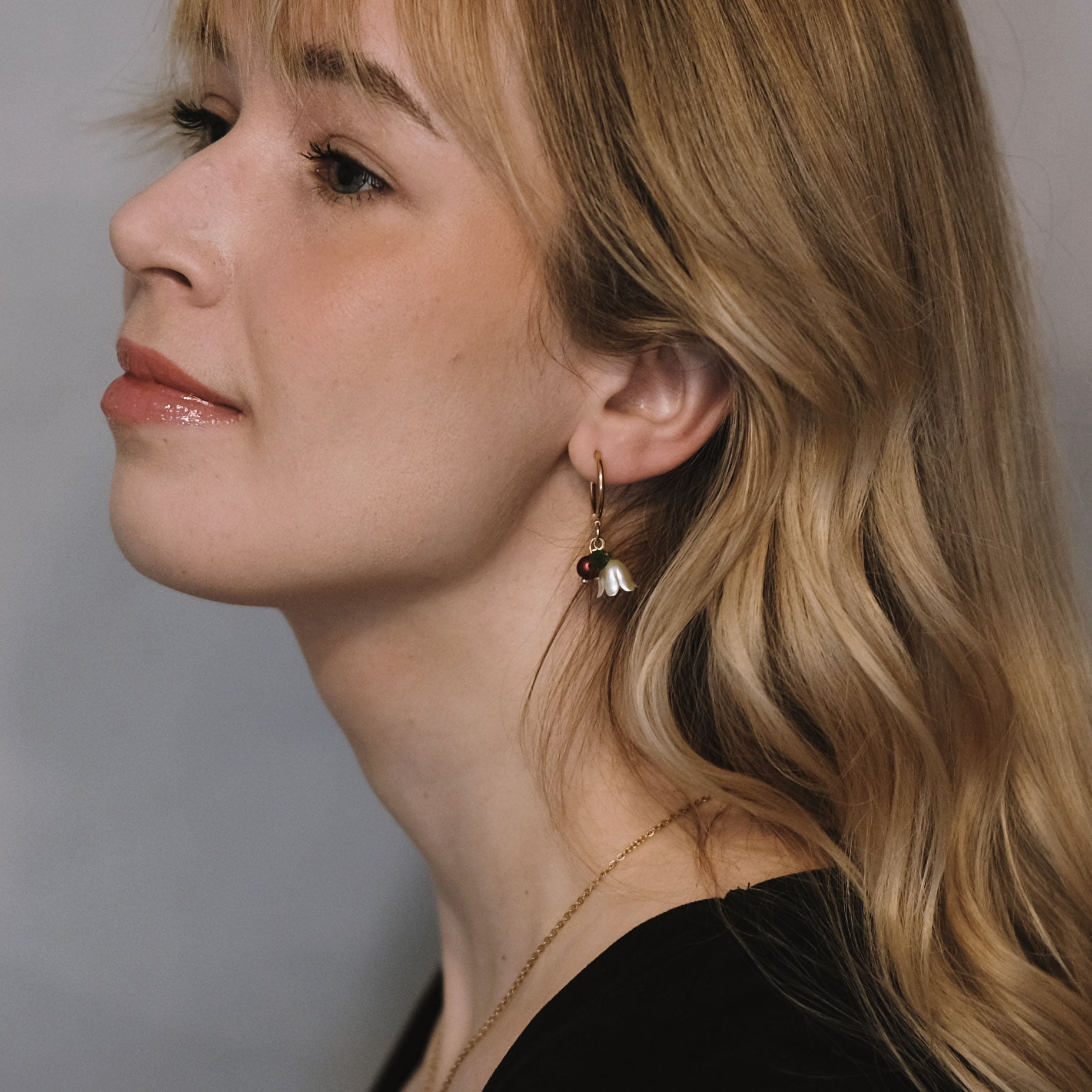 Floréa joulumarja -käsintehdyt kukkakorvakorut