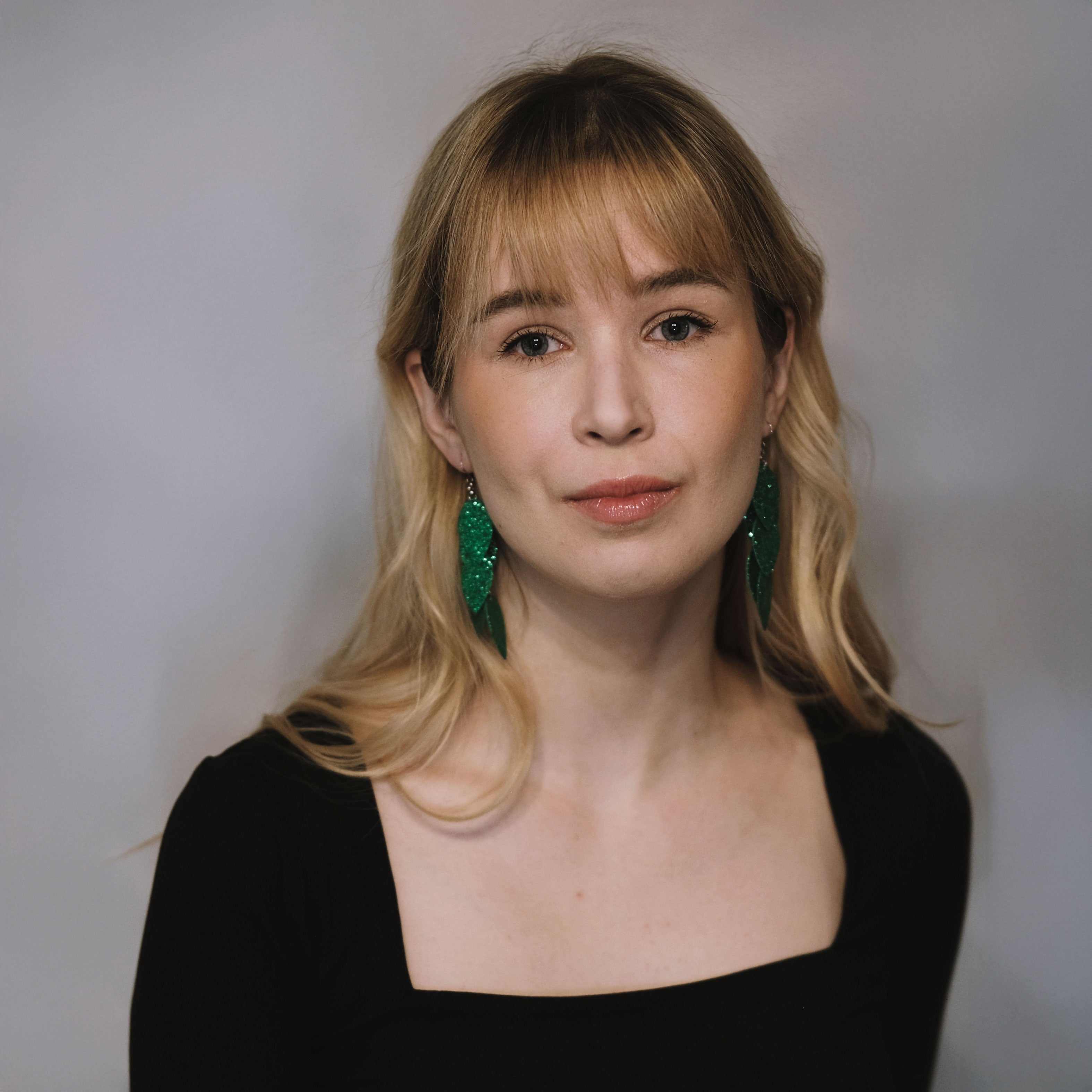 LEMPI earrings, Little Grain (cinnamon brown)