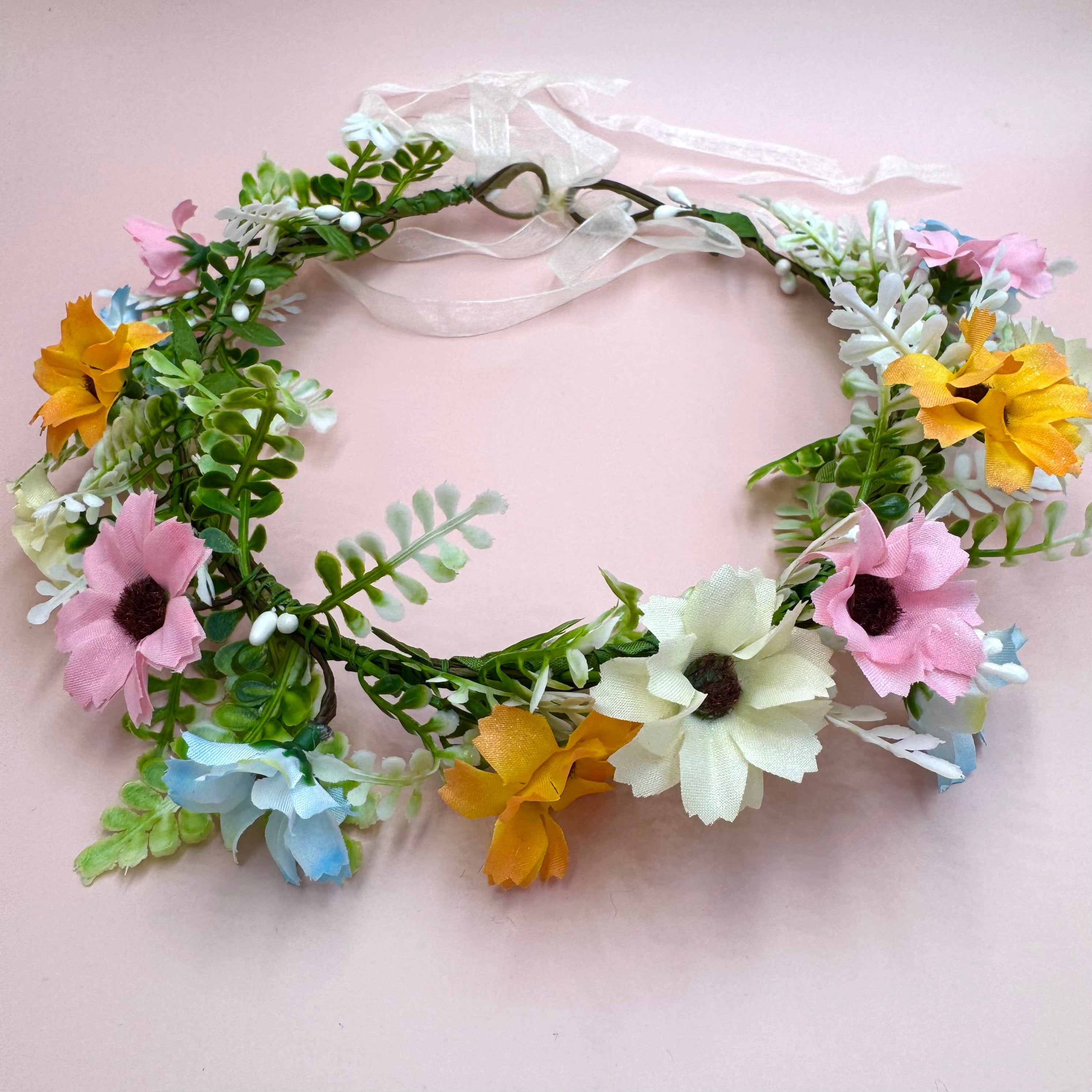 Flower crown | SUGAR SUGAR, Vintage Roses -multicolored flower headband