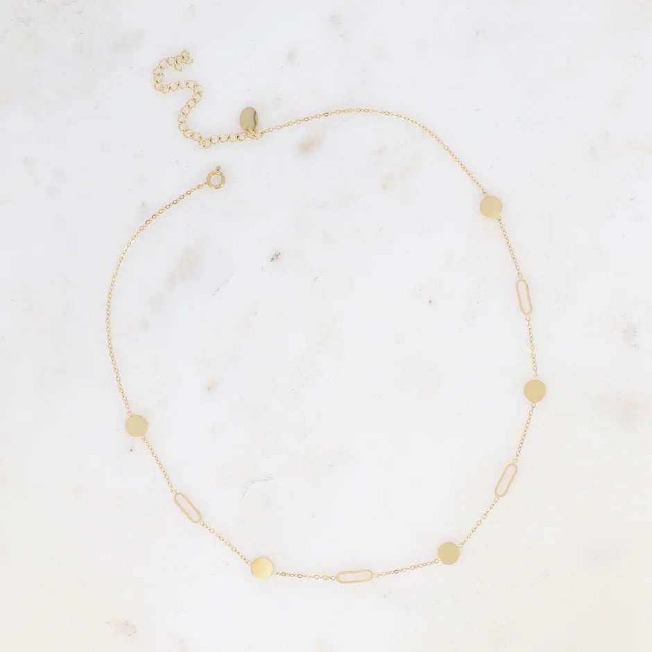 BOHM PARIS | Collier Akasya – minimalistinen kullanvärinen kaulakoru