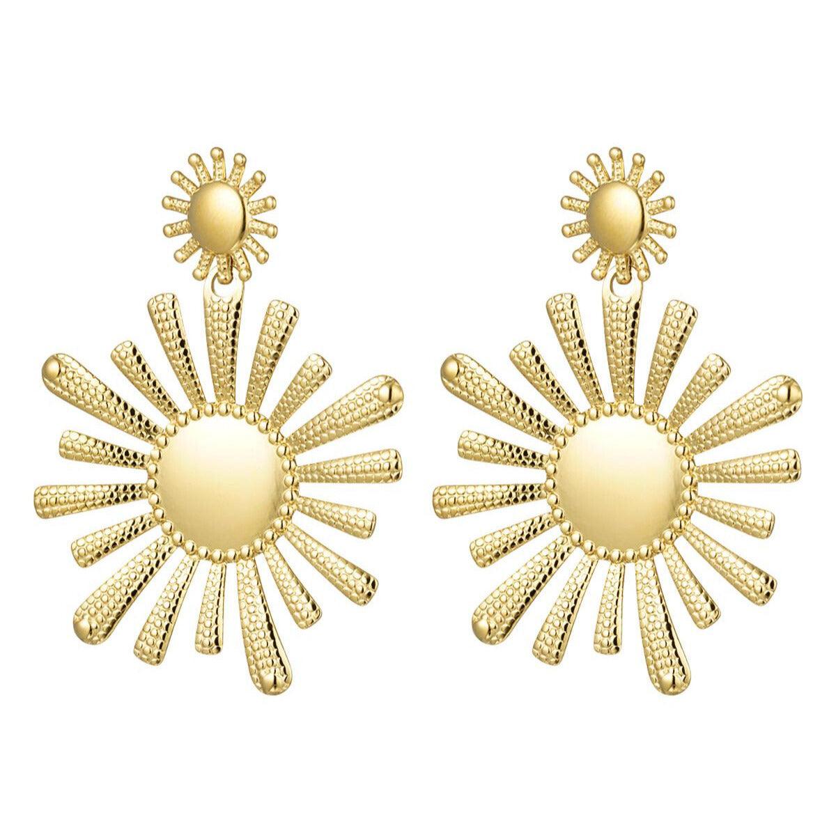 FRENCH RIVIERA | Arabella -kultaiset kirurginteräskorvakorut