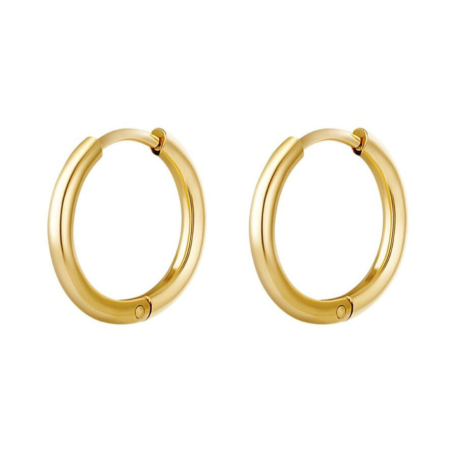 Gold-colored small surgical steel rings Jewelry store Romeo &amp