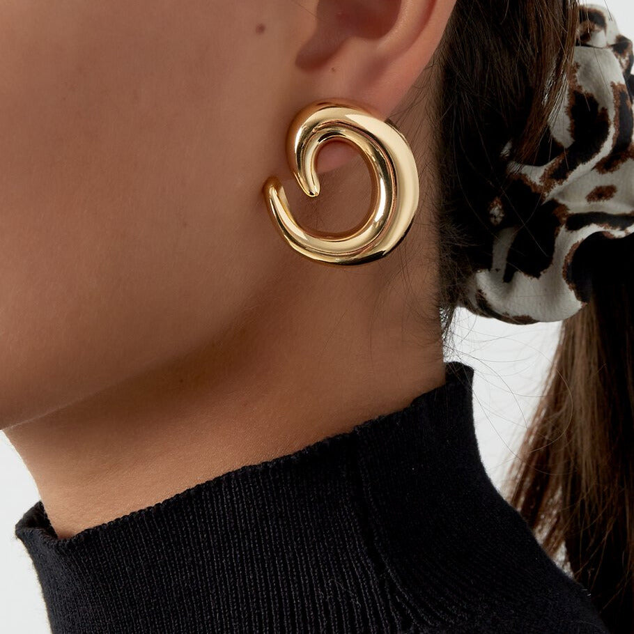 FRENCH RIVIERA | Volara – kullanväriset spiraalinapit