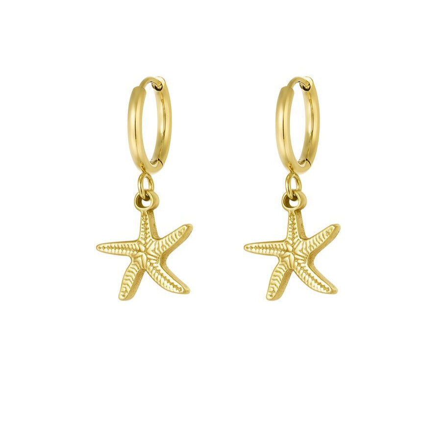 FRENCH RIVIERA | Ocean Dream -kirurginteräsrenkaat maskoteilla (kulta)