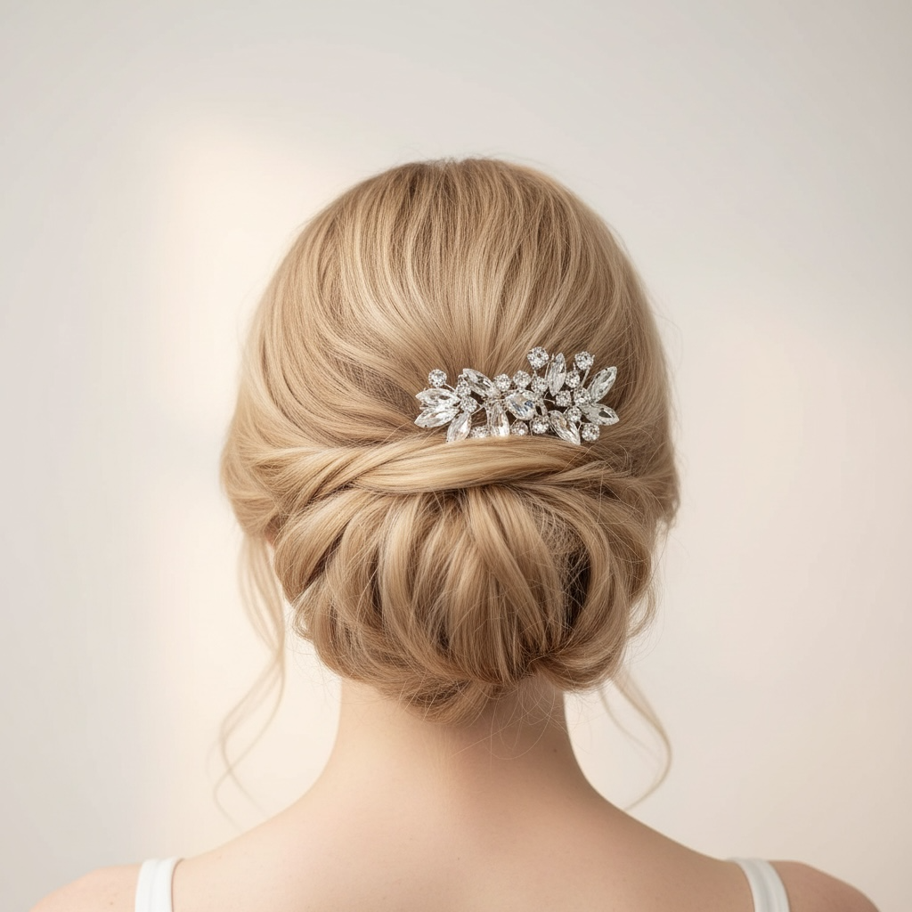 Hiuskoru, ROMANCE | Lucia -hopeansävyinen nutturakoriste