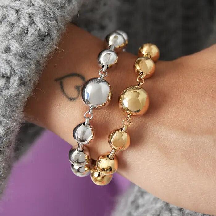 FRENCH RIVIERA | Amber surgical steel bracelet (two colors)