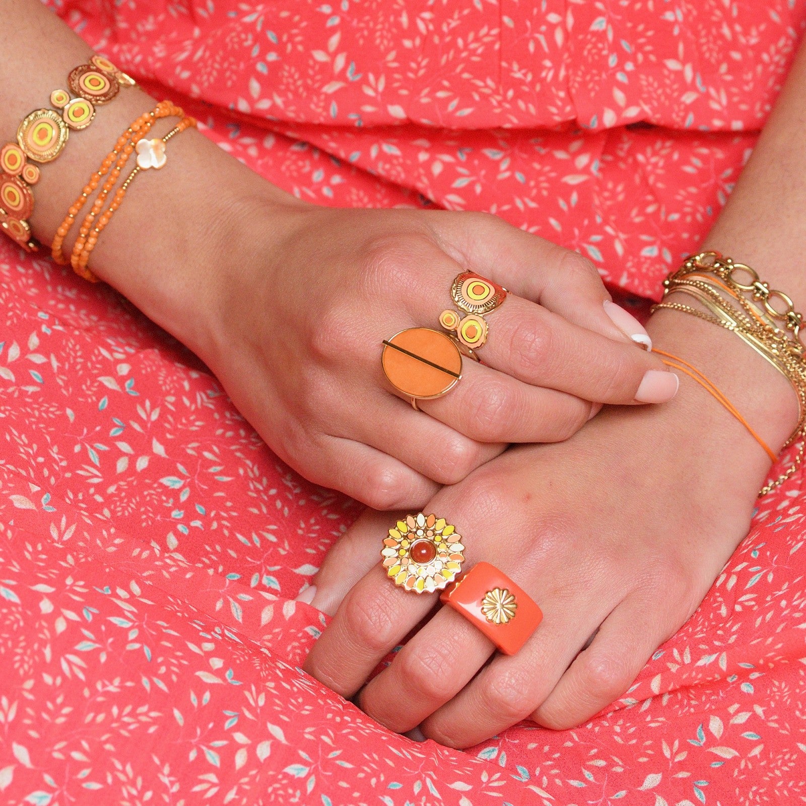 FRENCH RIVIERA | Orange Blossom -oranssi onnenapilarannekoru