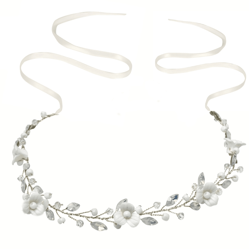 ATHENA BRIDAL | Louise -muotoiltava hiusköynnös (hopea)