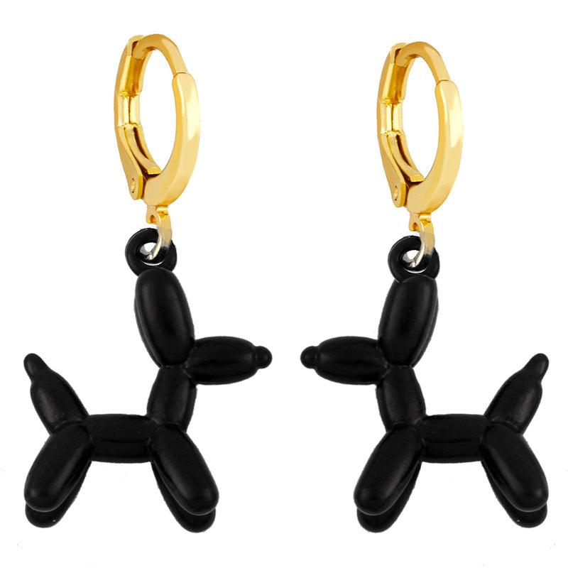 Korvakorut, Balloon Dog -koirakorvakorut (musta)