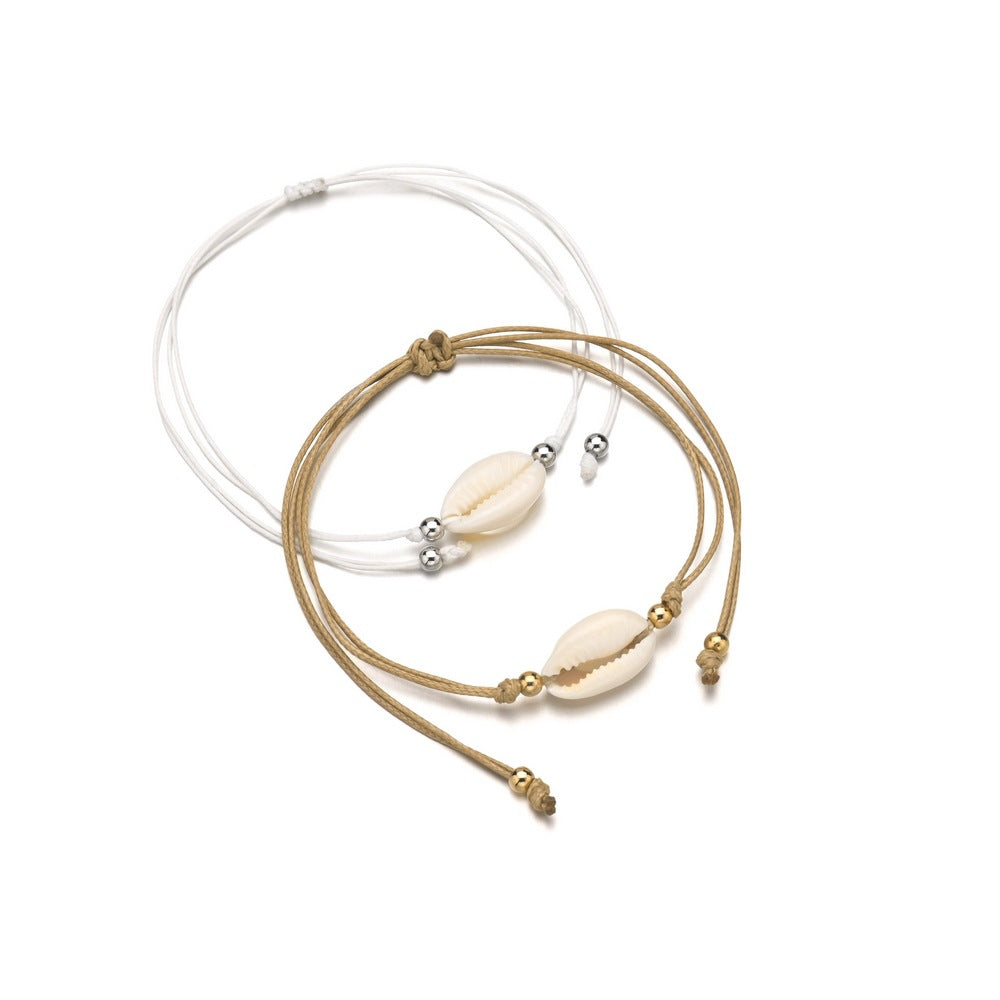 FRENCH RIVIERA | Fleur surgical steel anklet with flower (gold)