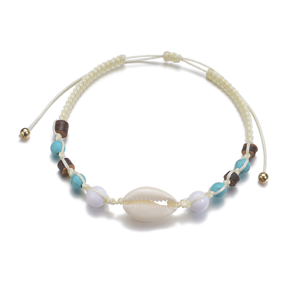FRENCH RIVIERA | Fleur surgical steel anklet with flower (gold)