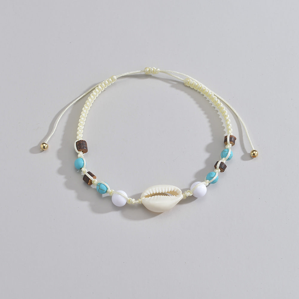 FRENCH RIVIERA | Fleur surgical steel anklet with flower (gold)