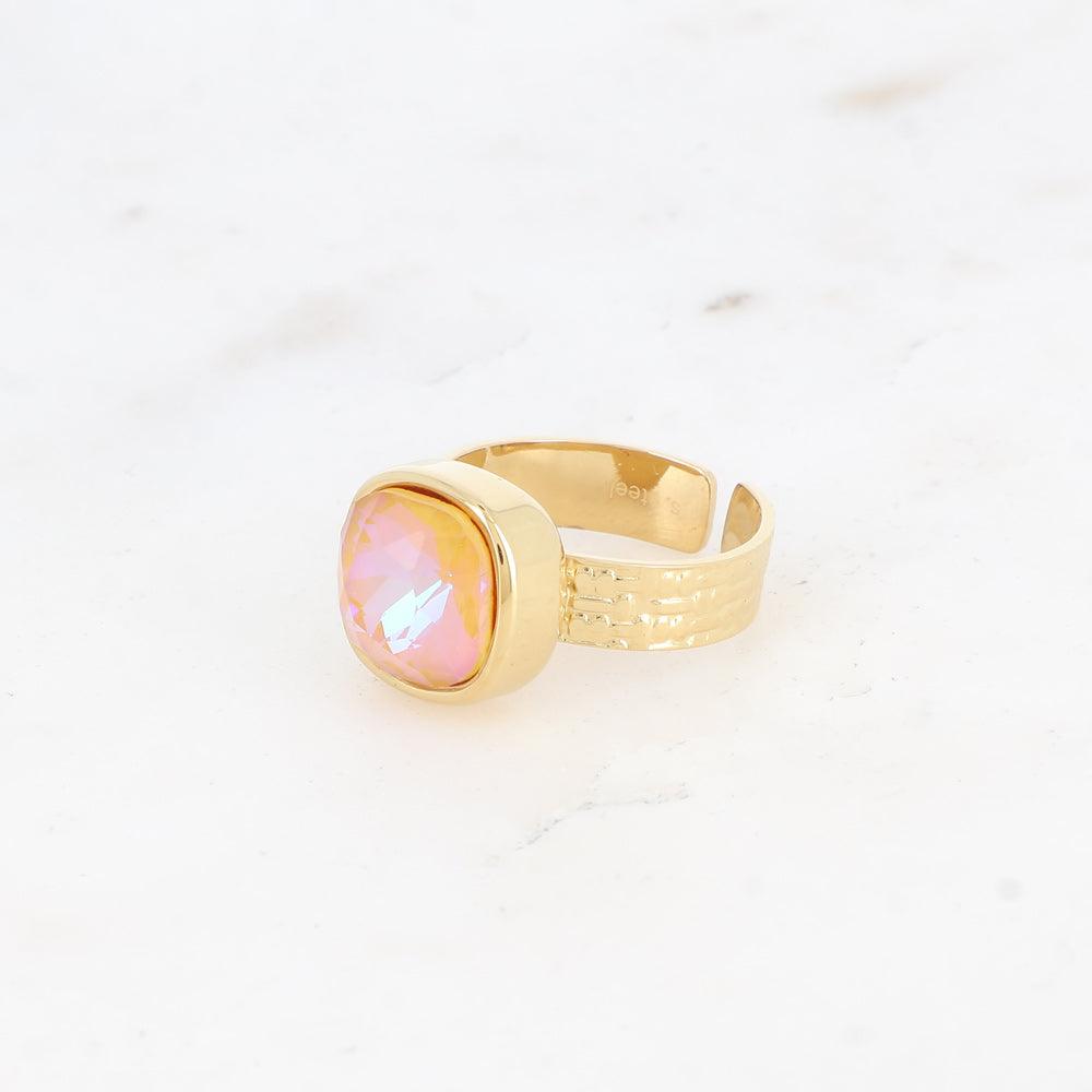 BOHM PARIS | Bague Sivaria -persikkainen kirurginterässormus