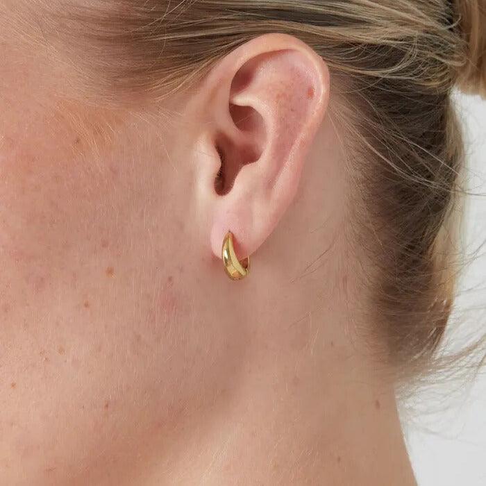 FRENCH RIVIERA | Camille Mini -hopeanväriset kirurginteräsrenkaat